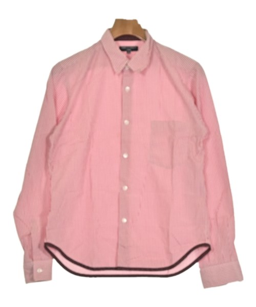 COMME des GARCONS HOMME コムデギャルソンオムカジュアルシャツ メンズ XS サクラ色x赤(読み合わせる)【中古】【古着】