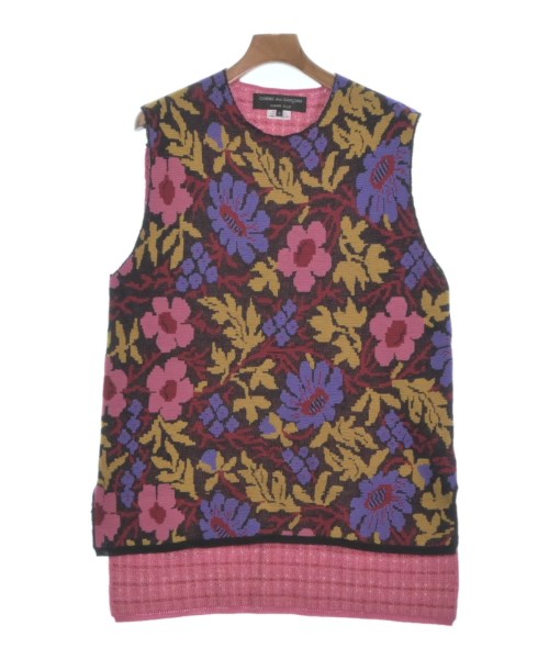 COMME des GARCONS HOMME PLUS コムデギャルソンオムプリュスニット・セーター メンズ M ピンクx紫x黄等(総柄)【中古】【古着】｜RAGTAG（ブランド古着のラグタグ）