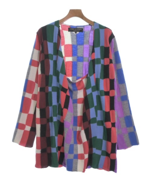 COMME des GARCONS HOMME PLUS コムデギャルソンオムプリュス ニット・セーター メンズ S グレーx青x赤等(総柄) 【中古】【古着】