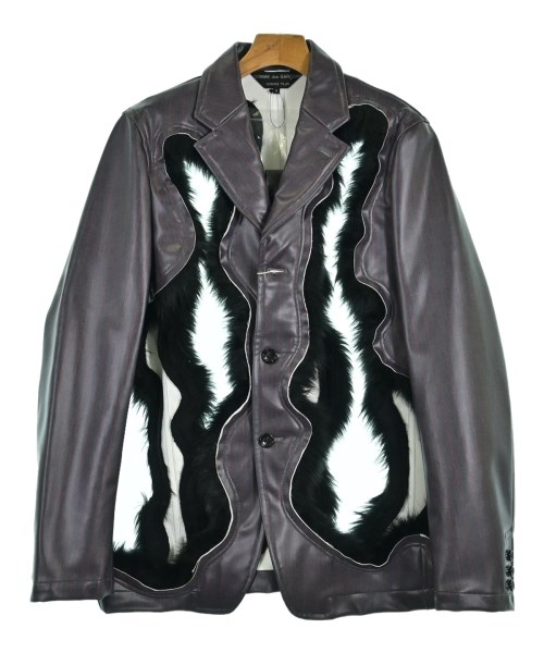 COMME des GARCONS HOMME PLUS コムデギャルソンオムプリュスカジュアルジャケット メンズ M グレーx赤(ストライプ)【中古】【古着】｜RAGTAG（ブランド古着のラグタグ）