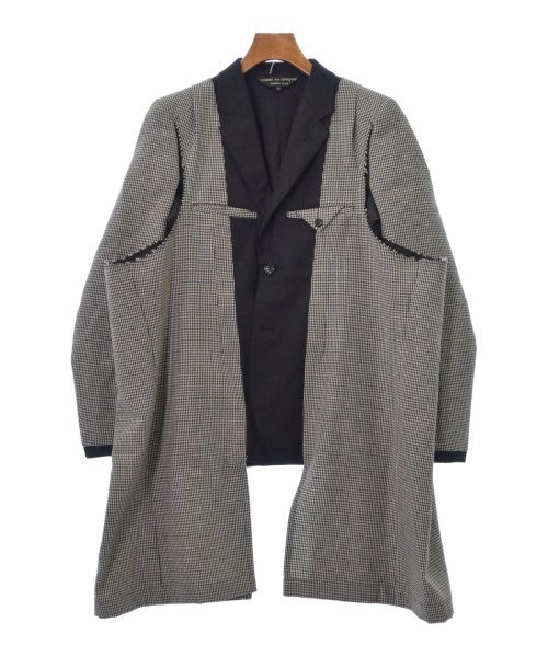 COMME des GARCONS HOMME PLUS コムデギャルソンオムプリュスカジュアルジャケット メンズ XS 黒x白(千鳥格子)【中古】【古着】
