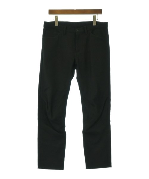 コムデギャルソンオムプリュス ツータック ワイド ポリエステル パンツ ブラック COMME des GARCONS コムデギャルソン HOMME PLUS オムプリュス