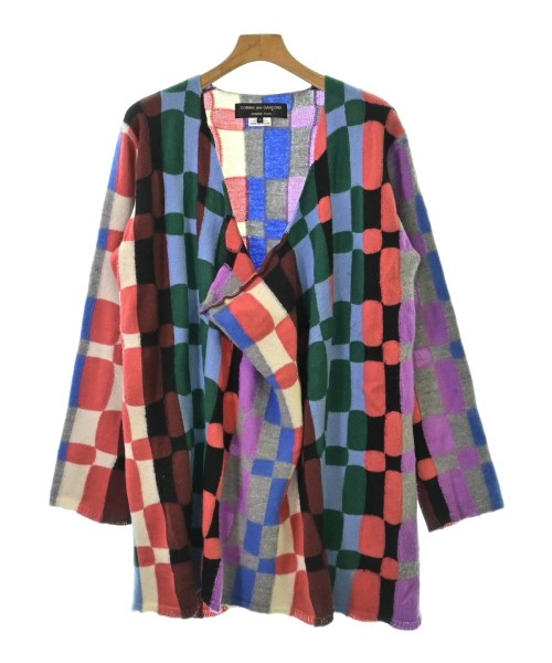 COMME des GARCONS HOMME PLUS コムデギャルソンオムプリュスニット・セーター メンズ M グレーx青x赤等(総柄)【中古】【古着】｜RAGTAG（ブランド古着のラグタグ）