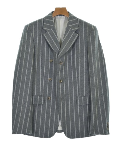 COMME des GARCONS HOMME PLUS コムデギャルソンオムプリュスコート（その他） メンズ M グレーx白(ストライプ)【中古】【古着】｜RAGTAG（ブランド古着のラグタグ）