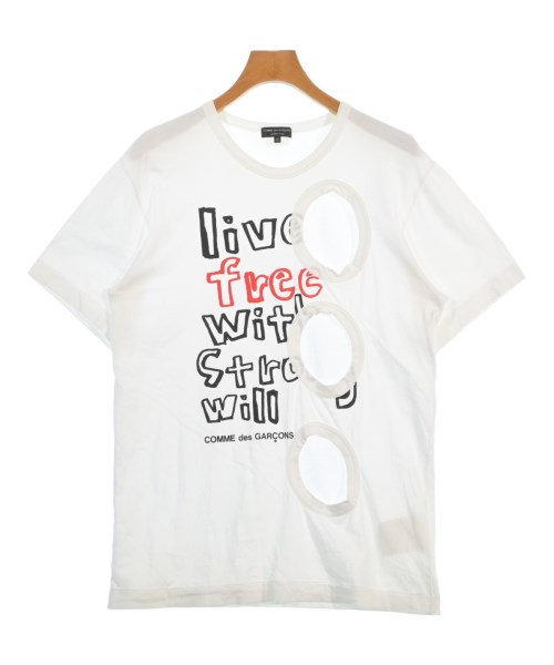 COMME des GARCONS HOMME PLUS コムデギャルソンオムプリュス Tシャツ・カットソー メンズ M 白 【中古】【古着】