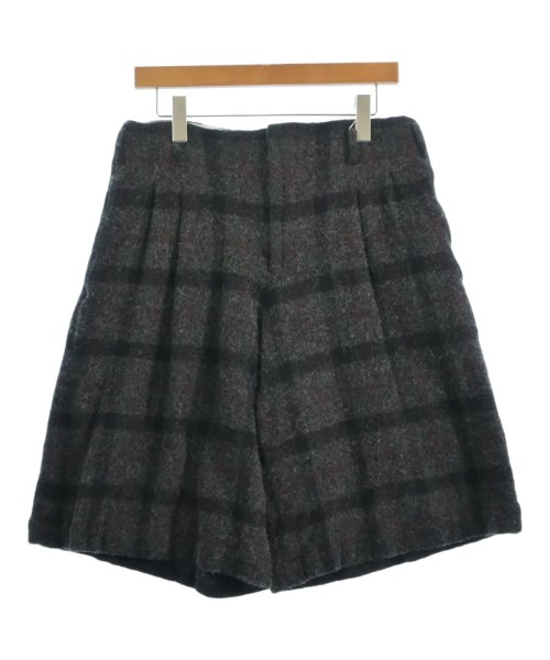 COMME des GARCONS HOMME PLUS コムデギャルソンオムプリュス ショートパンツ メンズ S グレーx黒x赤(チェック) 【中古】【古着】