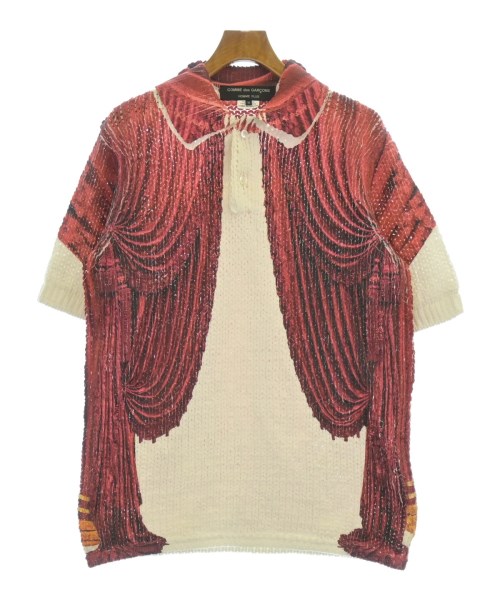 COMME des GARCONS HOMME PLUS コムデギャルソンオムプリュス ニット・セーター メンズ M 赤x白x黄(総柄) 【中古】【古着】