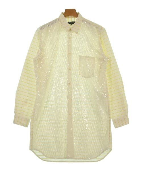 COMME des GARCONS HOMME PLUS コムデギャルソンオムプリュスカジュアルシャツ メンズ M 白x黄(総柄)【中古】【古着】｜RAGTAG（ブランド古着のラグタグ）