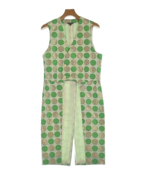 COMME des GARCONS HOMME PLUS コムデギャルソンオムプリュスカジュアルシャツ メンズ S シルバーx緑(ドット)【中古】【古着】