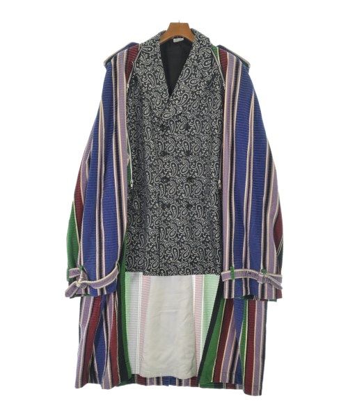 COMME des GARCONS HOMME PLUS コムデギャルソンオムプリュスコート（その他） メンズ XL 黒x青x緑等(総柄)【中古】【古着】｜RAGTAG（ブランド古着のラグタグ）