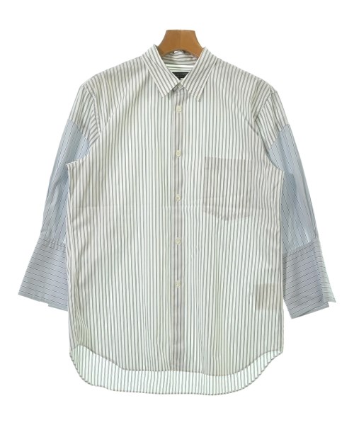 COMME des GARCONS HOMME PLUS コムデギャルソンオムプリュスカジュアルシャツ メンズ M 白系x紺等(縞模様)【中古】【古着】 トップス-メンズファッション-カジュアルシャツ