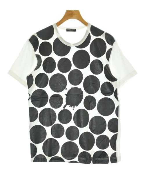 COMME des GARCONS HOMME PLUS コムデギャルソンオムプリュスティーシャツ・カットソー メンズ -(M位) 白x黒(一点)【中古】【古着】