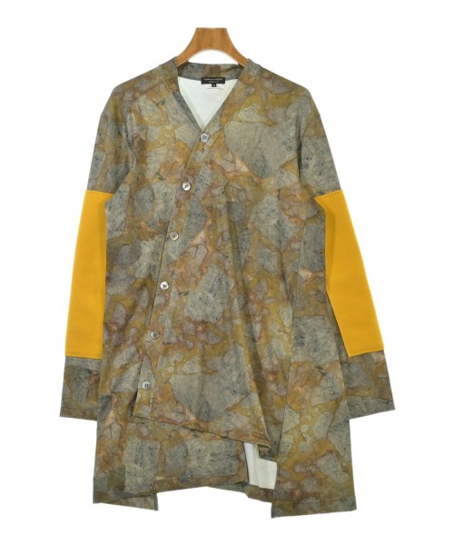 COMME des GARCONS HOMME PLUS コムデギャルソンオムプリュスカーディガン メンズ M 薄墨色xカーキ(総柄)【中古】【古着】