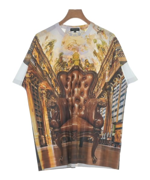COMME des GARCONS HOMME PLUS コムデギャルソンオムプリュス Tシャツ・カットソー メンズ S 青系x黄系x茶系等(総柄) 【中古】【古着】