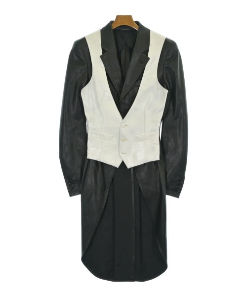 COMME des GARCONS HOMME PLUS コムデギャルソンオムプリュスカジュアルジャケット メンズ M 黒x白【中古】【古着】