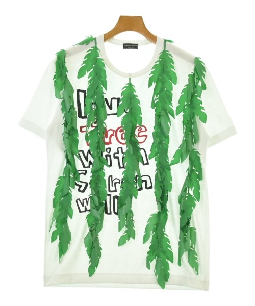 COMME des GARCONS HOMME PLUS コムデギャルソンオムプリュスTシャツ・カットソー メンズ -(S位) 白x緑【中古】【古着】｜RAGTAG（ブランド古着のラグタグ）
