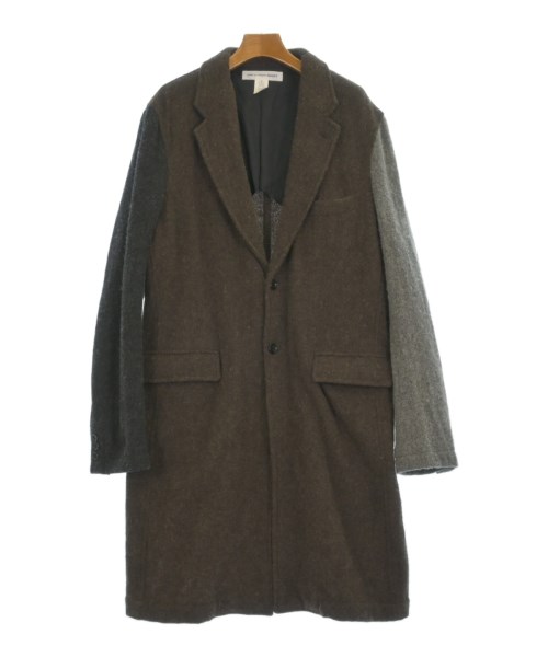 COMME des GARCONS SHIRT コムデギャルソンシャツ チェスターコート メンズ L 茶xグレー 【中古】【古着】