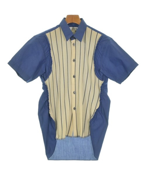 COMME des GARCONS SHIRT コムデギャルソンシャツ カジュアルシャツ メンズ S 青xベージュ 【中古】【古着】