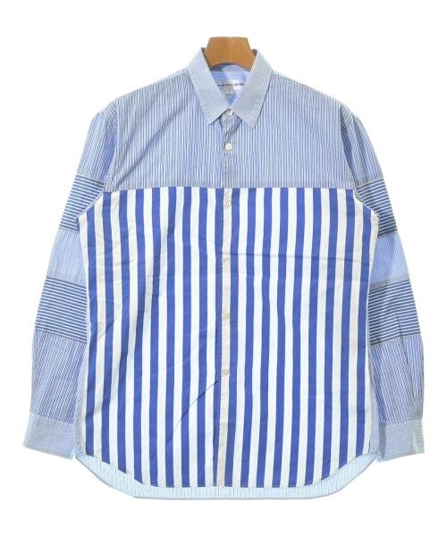 COMME des GARCONS SHIRT コムデギャルソンシャツ カジュアルシャツ メンズ S 青x白(ストライプ) 【中古】【古着】