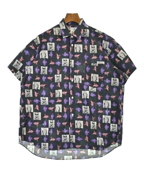 COMME des GARCONS SHIRT コムデギャルソンシャツ カジュアルシャツ メンズ S 黒xピンクx紫等(総柄) 【中古】【古着】