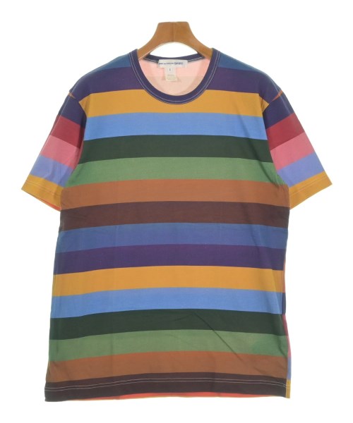 COMME des GARCONS SHIRT コムデギャルソンシャツ Tシャツ・カットソー メンズ XL 緑x紫x黄等(ボーダー) 【中古】【古着】 6,720円