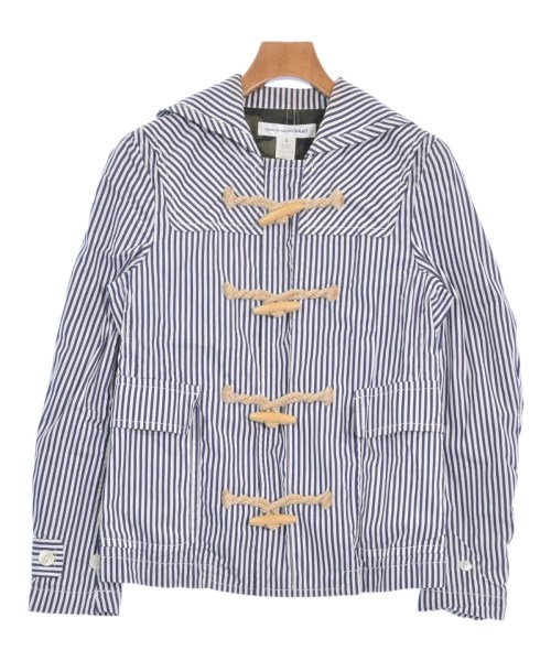 COMME des GARCONS SHIRT コムデギャルソンシャツ ダッフルコート メンズ XS 紺x白(ストライプ) 【中古】【古着】 21,158円