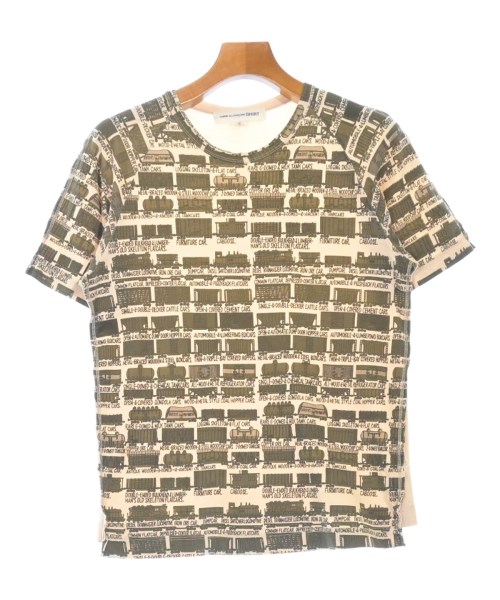 COMME des GARCONS SHIRT コムデギャルソンシャツ Tシャツ・カットソー メンズ S ベージュxカーキx黒 【中古】【古着】