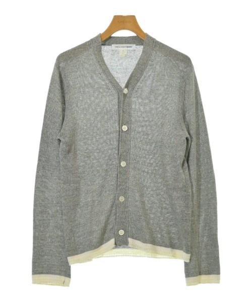 コムデギャルソン カーディガン プレイ コムデギャルソン Vネック 袖に小さな赤ハート