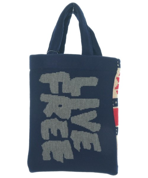 COMME des GARCONS SHIRT コムデギャルソンシャツ トートバッグ メンズ - 紺xアイボリーx赤 【中古】【古着】
