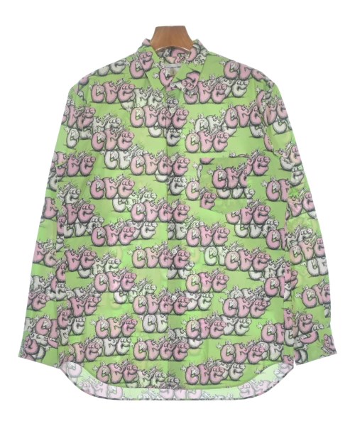 COMME des GARCONS SHIRT コムデギャルソンシャツ カジュアルシャツ メンズ M 緑xピンクx白等(総柄) 【中古】【古着】