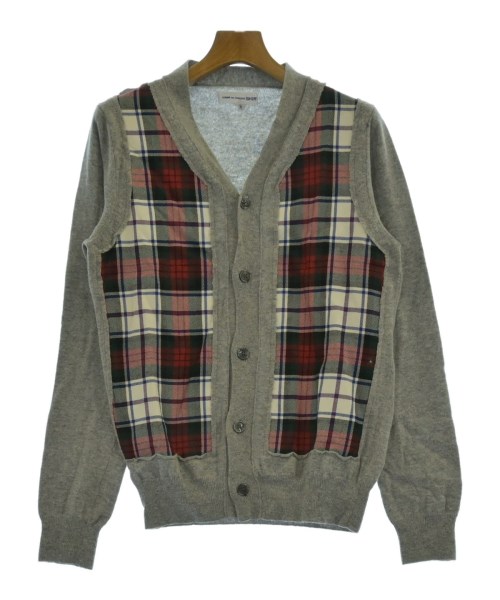 COMME des GARCONS SHIRT コムデギャルソンシャツ カーディガン メンズ M グレーx赤x緑等 【中古】【古着】