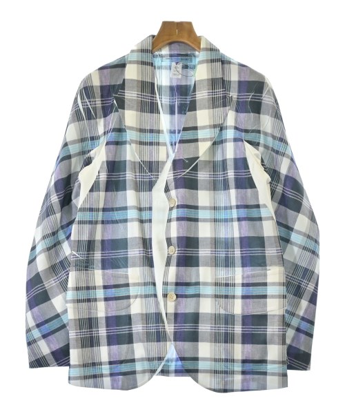 COMME des GARCONS SHIRT コムデギャルソンシャツ カジュアルジャケット メンズ L 紺x白x紫等(チェック) 【中古】【古着】 36,725円