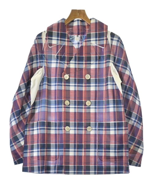 COMME des GARCONS SHIRT コムデギャルソンシャツ ピーコート メンズ M 赤x青x白等(チェック) 【中古】【古着】 36,725円