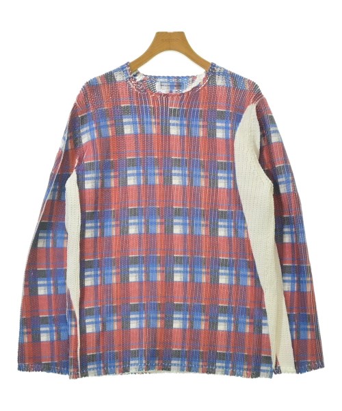 COMME des GARCONS SHIRT コムデギャルソンシャツニット・セーター メンズ L 赤x青x白等(読み合わせる)【中古】【古着】