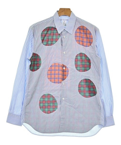 COMME des GARCONS SHIRT コムデギャルソンシャツ カジュアルシャツ メンズ S 青x白x赤等(ストライプ) 【中古】【古着】