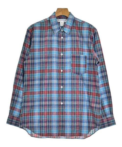 COMME des GARCONS SHIRT コムデギャルソンシャツ カジュアルシャツ メンズ M 青x赤x白等(チェック) 【中古】【古着】