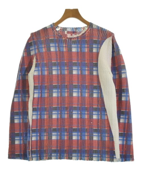 COMME des GARCONS SHIRT コムデギャルソンシャツニット・セーター メンズ M 赤x白x青等(チェック)【中古】【古着】｜RAGTAG（ブランド古着のラグタグ）