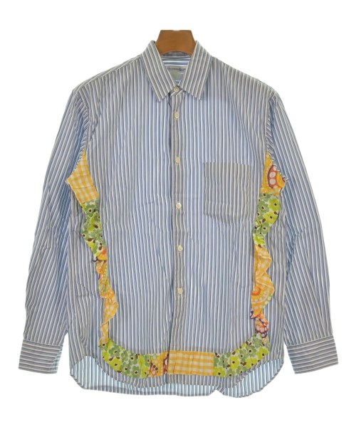 COMME des GARCONS SHIRT コムデギャルソンシャツ カジュアルシャツ メンズ XS 青x白(ストライプ) 【中古】【古着】