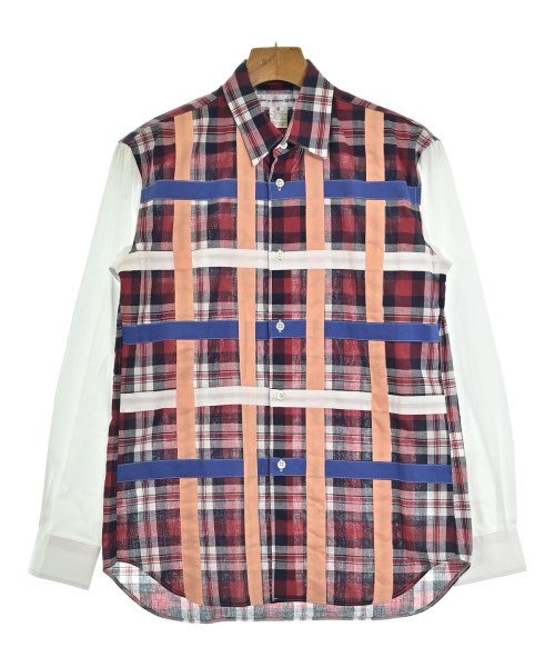 COMME des GARCONS SHIRT コムデギャルソンシャツ カジュアルシャツ メンズ XS 赤x白xオレンジ等(チェック) 【中古】【古着】 28,600円