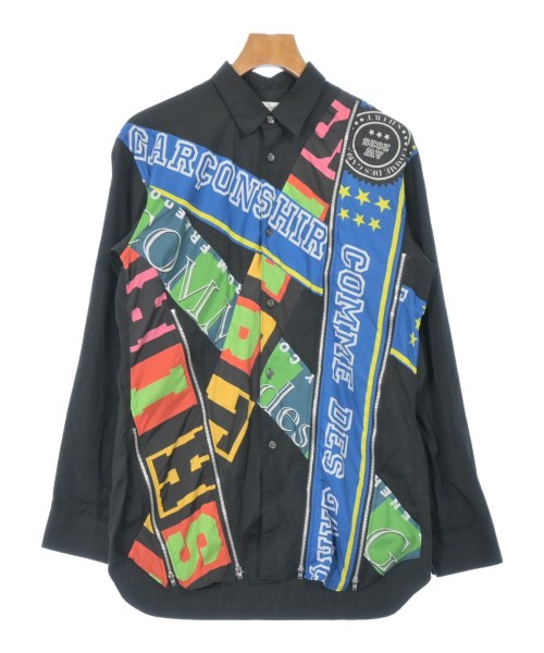 COMME des GARCONS SHIRT コムデギャルソンシャツカジュアルシャツ メンズ M 黒x青x白等(総柄)【中古】【古着】|RAGTAG(ブランド古着のラグタグ)