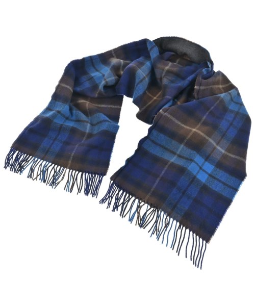 COMME des GARCONS SHIRT コムデギャルソンシャツストール メンズ - 青x茶x紺(チェック)【中古】【古着】