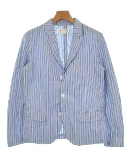COMME des GARCONS SHIRT コムデギャルソンシャツカジュアルジャケット メンズ S 青x白(縞模様)【中古】【古着】