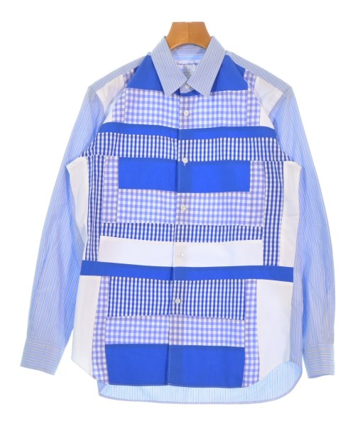 COMME des GARCONS SHIRT コムデギャルソンシャツ カジュアルシャツ メンズ S 青xグレーx白 【中古】【古着】