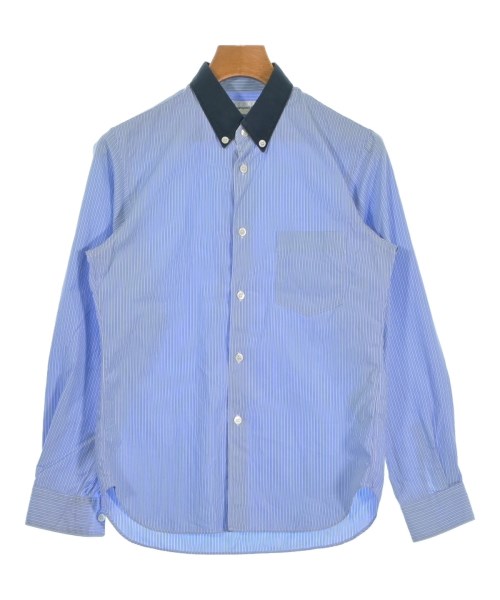 COMME des GARCONS SHIRT コムデギャルソンシャツカジュアルシャツ メンズ S 青x白(縞模様)【中古】【古着】