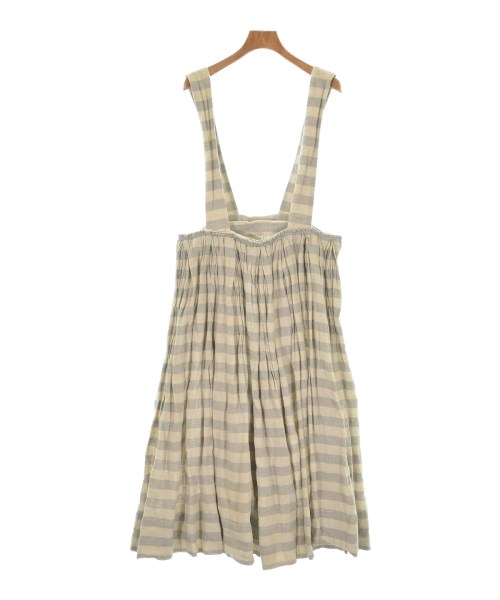 COMME des GARCONS COMME des GARCONS コムデギャルソンコムデギャルソン ワンピース レディース S ベージュxグレー(チェック) 【中古】【古着】