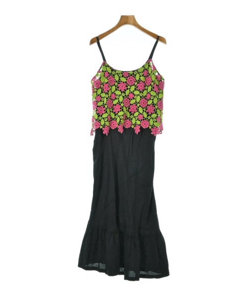 COMME des GARCONS COMME des GARCONS コムデギャルソンコムデギャルソン ワンピース レディース S 黒xピンクx黄緑 【中古】【古着】