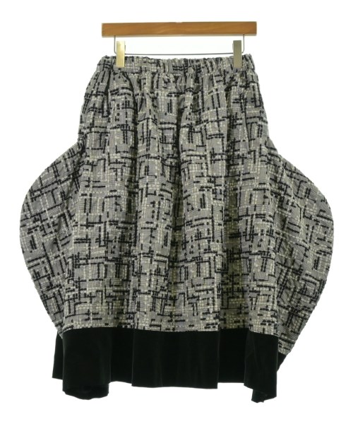 COMME des GARCONS COMME des GARCONS コムデギャルソンコムデギャルソンロング・マキシ丈スカート レディース S 黒x白(総柄)【中古】【古着】|RAGTAG(ブランド古着のラグタグ)
