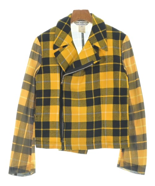 COMME des GARCONS COMME des GARCONS コムデギャルソンコムデギャルソン ライダース レディース L 黄x黒x白(チェック) 【中古】【古着】