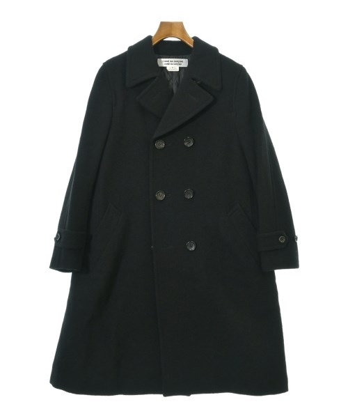 COMME des GARCONS COMME des GARCONS コムデギャルソンコムデギャルソン ピーコート レディース S 黒(ヘリンボーン) 【中古】【古着】