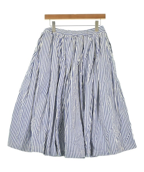 COMME des GARCONS COMME des GARCONS コムデギャルソンコムデギャルソンロング・マキシ丈スコート レディース XS 白x紺(縞模様)【中古】【古着】